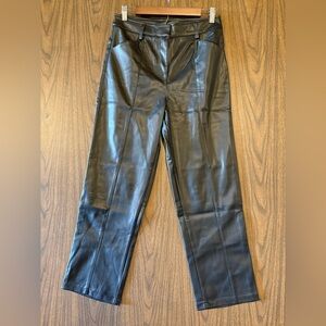 LBLC the Label Jen Trouser Black Vegan Leather Pants‎